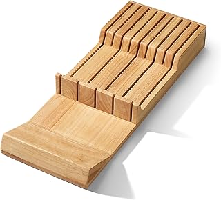 In-Drawer Knife Block Organizer with 9 Slots
