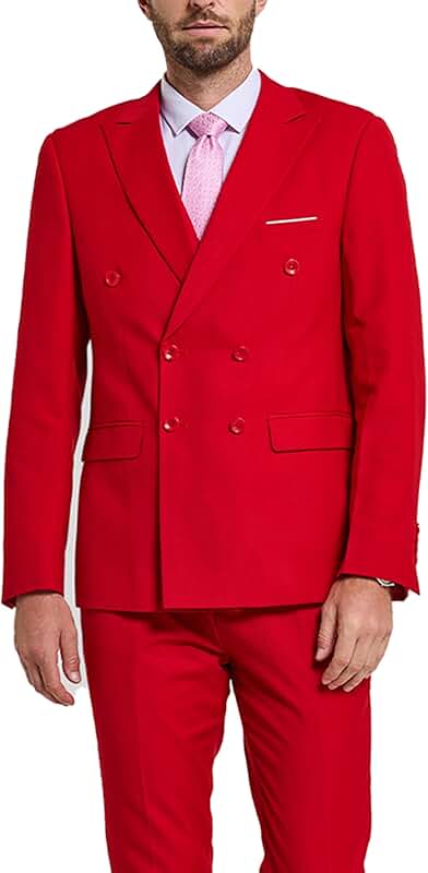 Men's Slim Fit 2-Piece Suit with Stretch Fabric