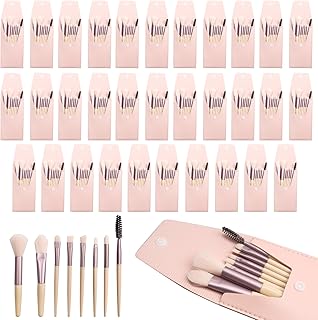 Travel Makeup Brush Set with Bag for Weddings and Gifts