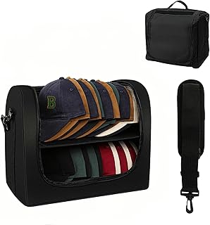 Large Hat Organizer Bag for 24 Baseball Caps