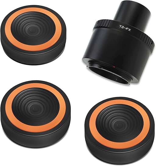 T T2 Lens to Fuji FX Mount and M42 Telescope Adapter Bundle