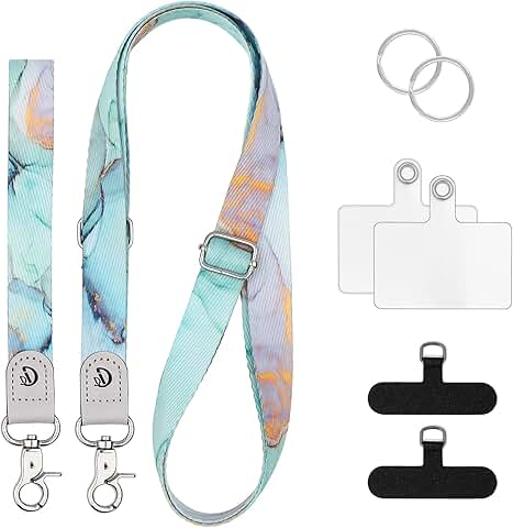 Crossbody Phone Lanyard with Charms