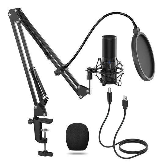 USB Microphone Kit for Streaming and Recording