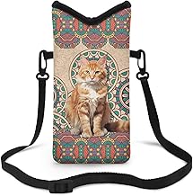 Durable Soft Phone Sleeve with Adjustable Strap and Floral Pattern