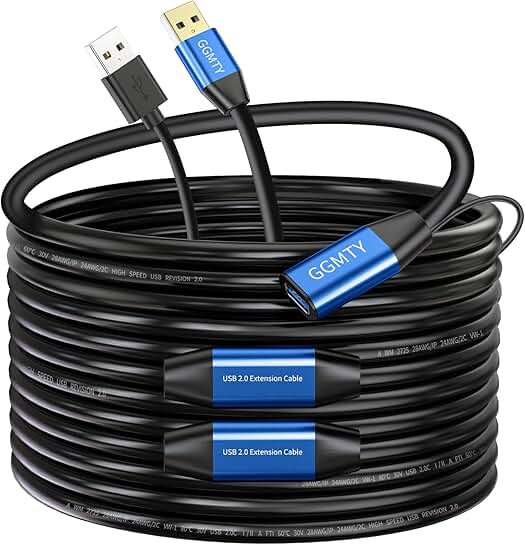 100ft USB 2.0 A Male to Female Active Repeater Cable