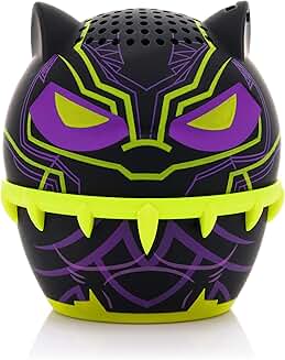 Mini Bluetooth Speaker Featuring Black Panther Design