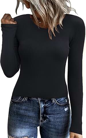 Women's Ribbed Long Sleeve Crop Top