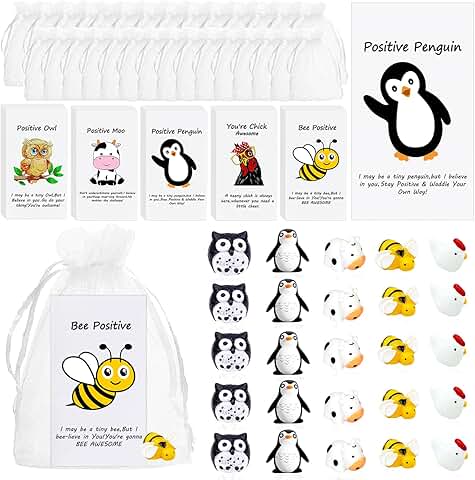 50 Pack Inspirational Teacher and Staff Gifts with Cards and Bags