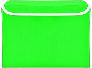 Large Neon Green Collapsible Storage Bins with Handles
