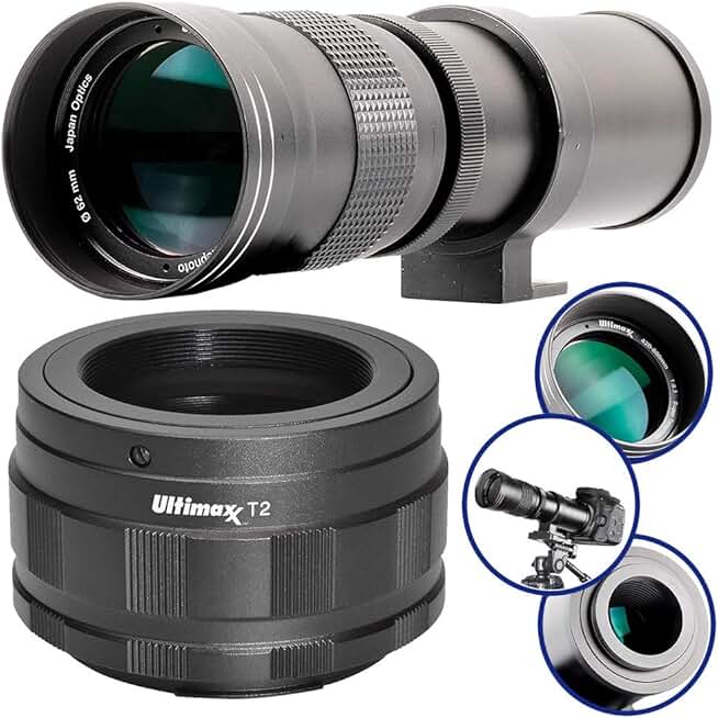 Super HD 420-800mm Telephoto Zoom Lens Kit