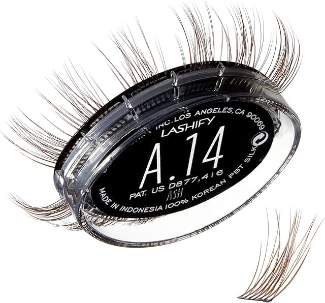 14mm Ash Gossamer Eyelash Extensions Refill