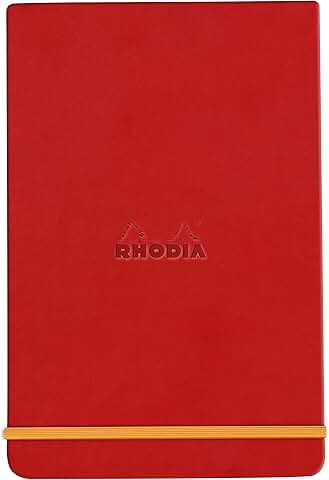 Rigid A6 Notebook with Lined Pages and Elastic Closure
