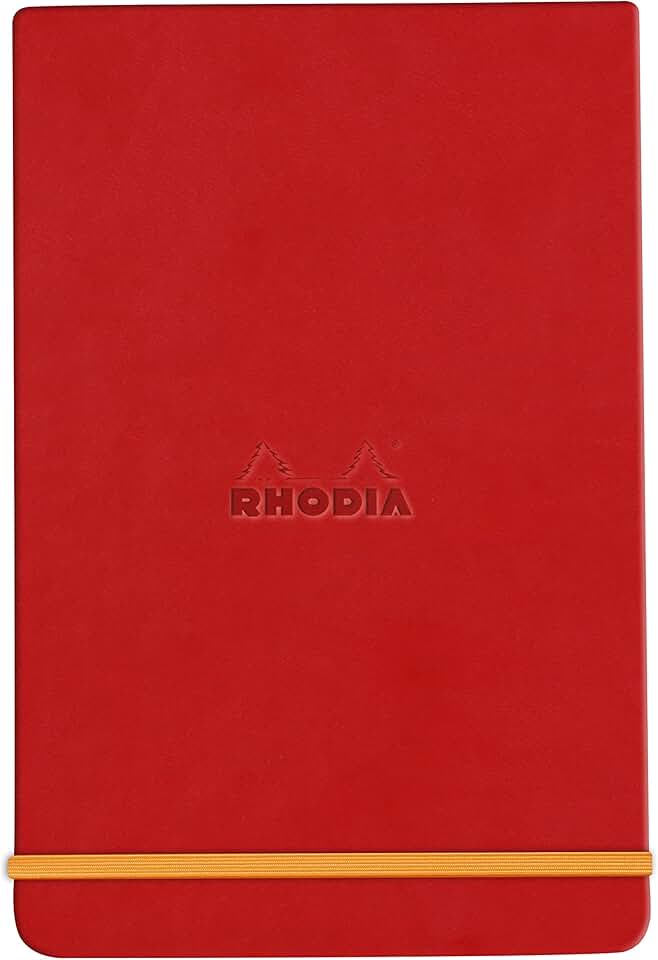 Rigid A6 Notebook with Lined Pages and Elastic Closure