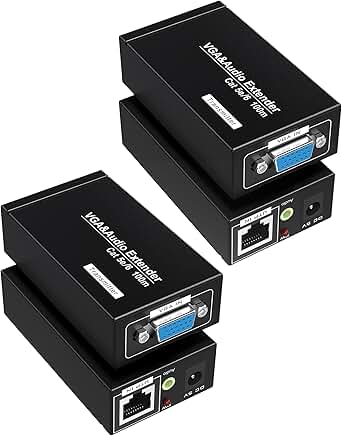 VGA Over Ethernet Extender Set, 328ft/100m