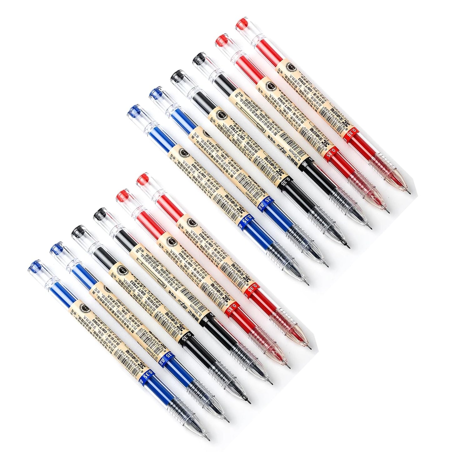 12 Pack Fine Point Gel Ink Pens for Writing