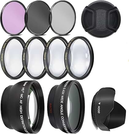 52mm Lens and Filter Kit for Nikon Cameras