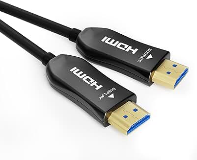 High-Speed 4K Fiber Optic HDMI Cable, 100ft