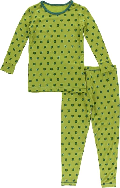 Lucky Clover Baby and Kid Pajama Set