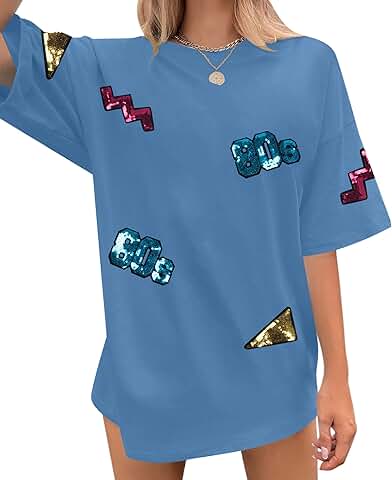 80s and 90s Women's Sequin Party Outfits