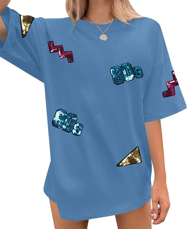 80s and 90s Women's Sequin Party Outfits