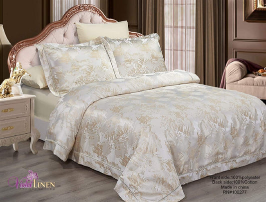 100% Cotton 8 Piece Duvet Cover Set  2 Duvet Covers, Pillow Shams, Pillow Cases, Sheets, 48" Bed