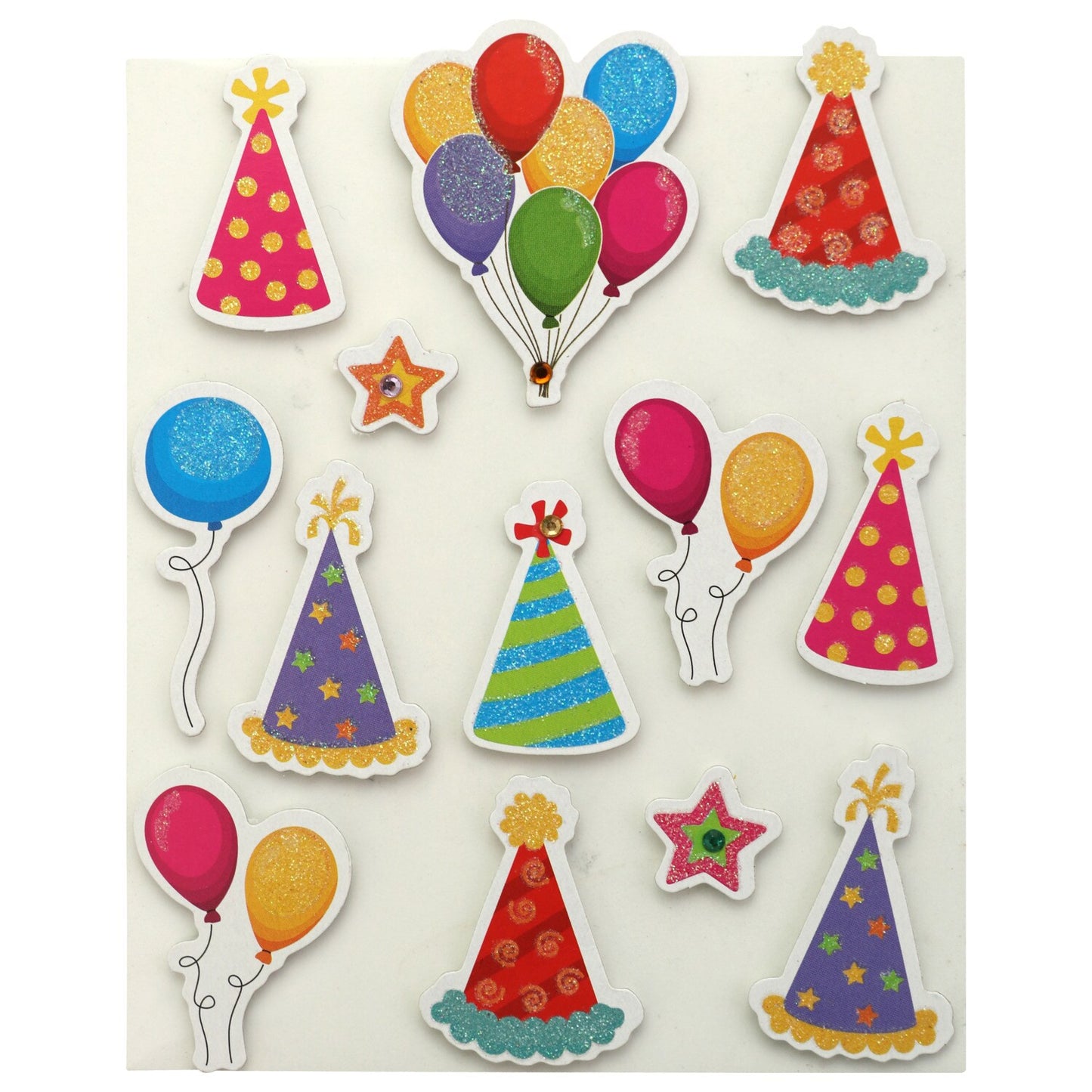 Crafter's Square Happy Birthday Stickers (Pack of 36)