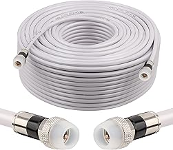 150FT Coaxial Cable with Weatherproof Boot