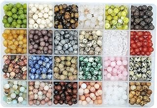 1200pcs 6mm Natural Round Gemstone Beads for Jewelry Making