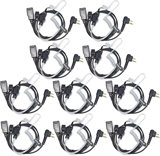1-Wire Surveillance Kit with Earpiece and Mic