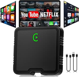 Wireless CarPlay Adapter with Netflix and YouTube Support
