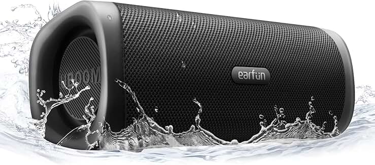 Portable Bluetooth Speaker with Loud Stereo Sound