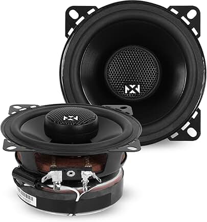 4-Inch Premium Car Speakers with Tweeters (Pair)