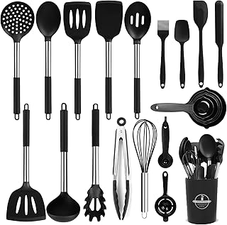 26-Piece Silicone Cooking Utensil Set for Nonstick Cookware
