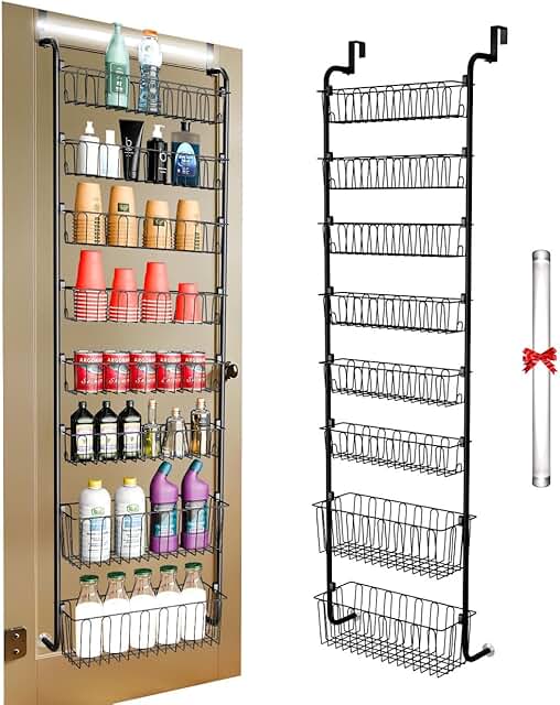 Heavy Duty Over Door Storage Organizer with 6 Shelves