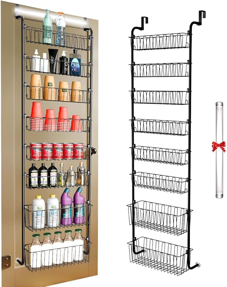 Heavy Duty Over Door Storage Organizer with 6 Shelves