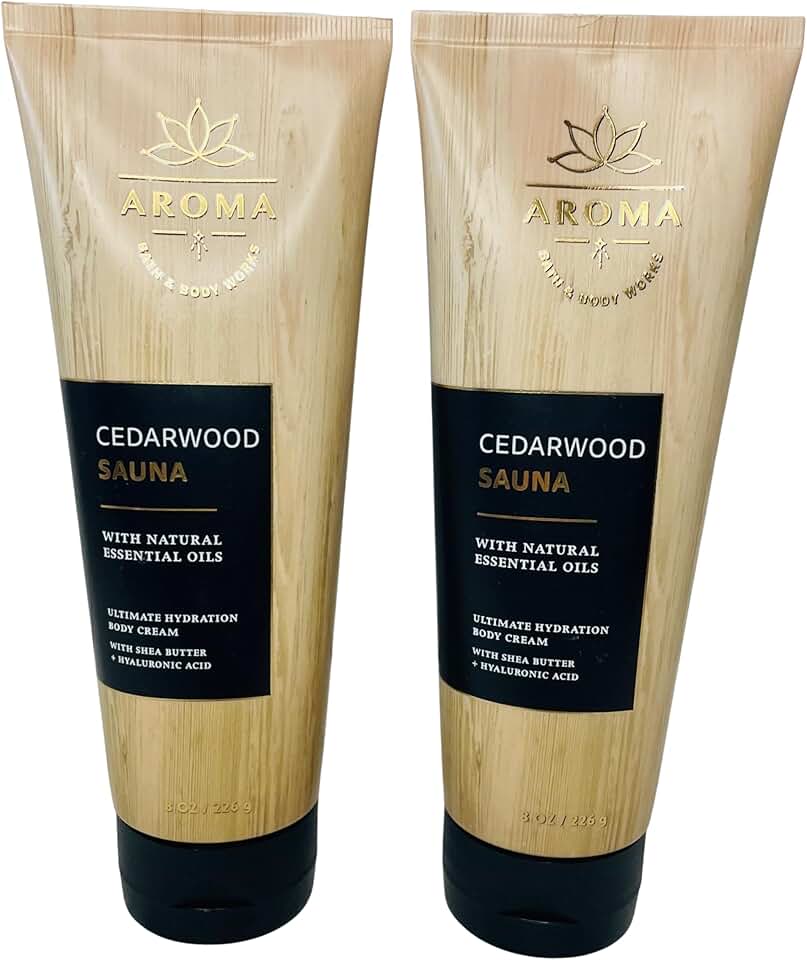 Eucalyptus, Patchouli & Cedarwood Body Cream, 8 oz, 2 Pack