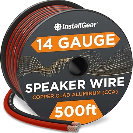 14 Gauge 500 ft Speaker Wire for Audio and Home Theater