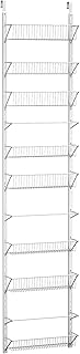 Over the Door 9-Tier Pantry Organizer in White
