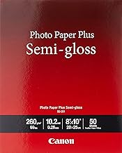 8x10 Semi-Gloss Photo Paper, 50 Sheets