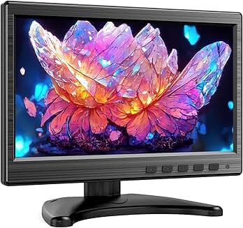 10.1 Inch Security Monitor with HDMI VGA BNC RCA Inputs