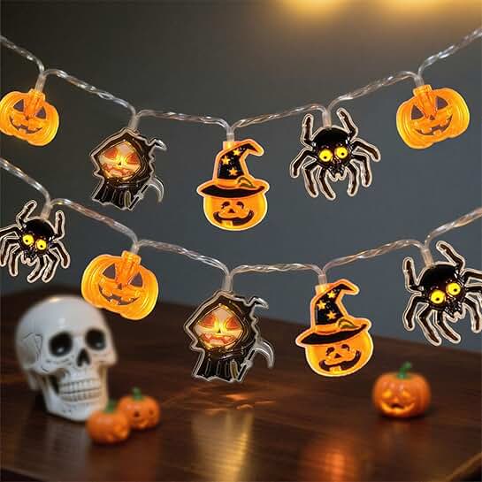 15FT 30 LED Halloween Fairy String Lights