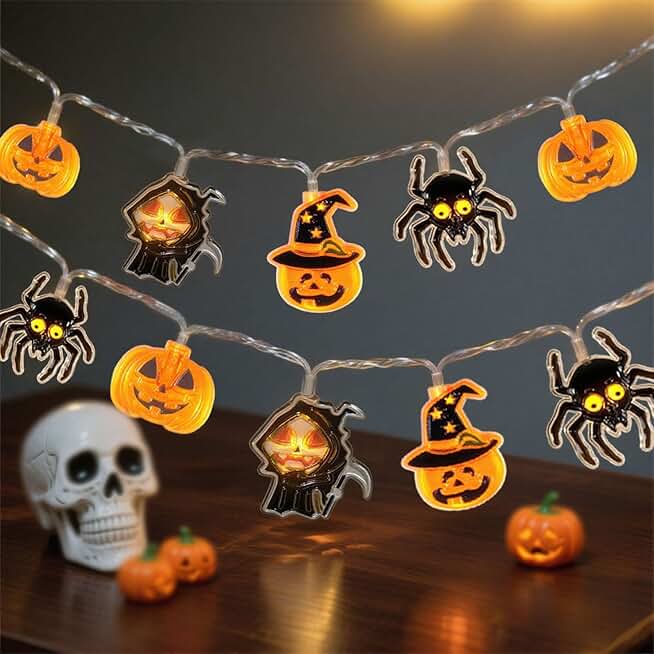 15FT 30 LED Halloween Fairy String Lights