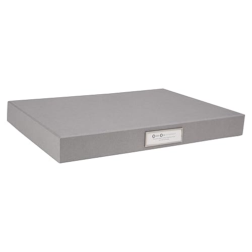 Large Fiberboard Document Box with Hinged Lid