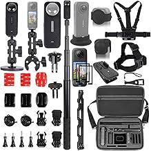 Accessories Kit for Insta360 X4 with case and mounts