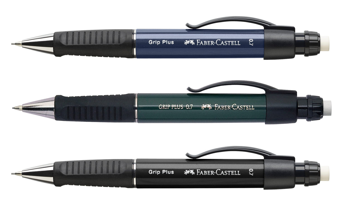 Metallic Blue Grip Plus 07 Pencil