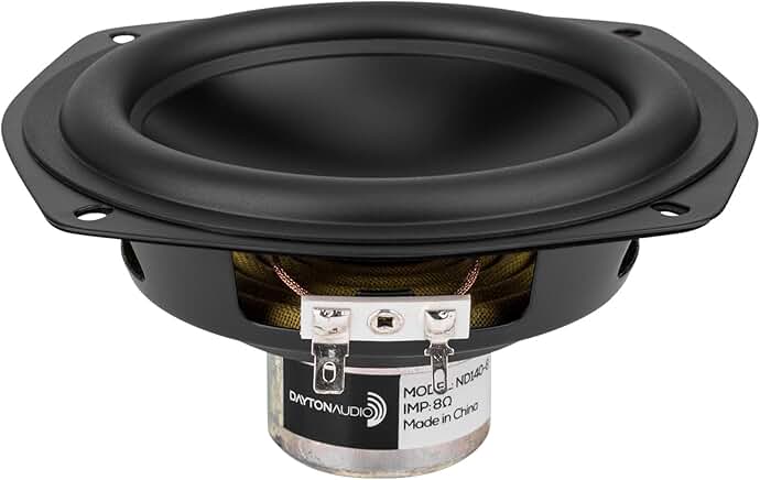 5-1/4" Aluminum Cone Midbass Neo Driver 8 Ohm