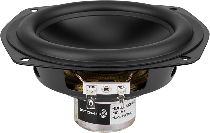 5-1/4" Aluminum Cone Midbass Neo Driver 8 Ohm