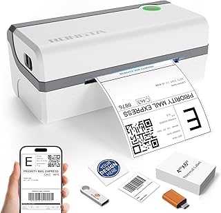 Wireless Bluetooth Thermal Label Printer for Shipping