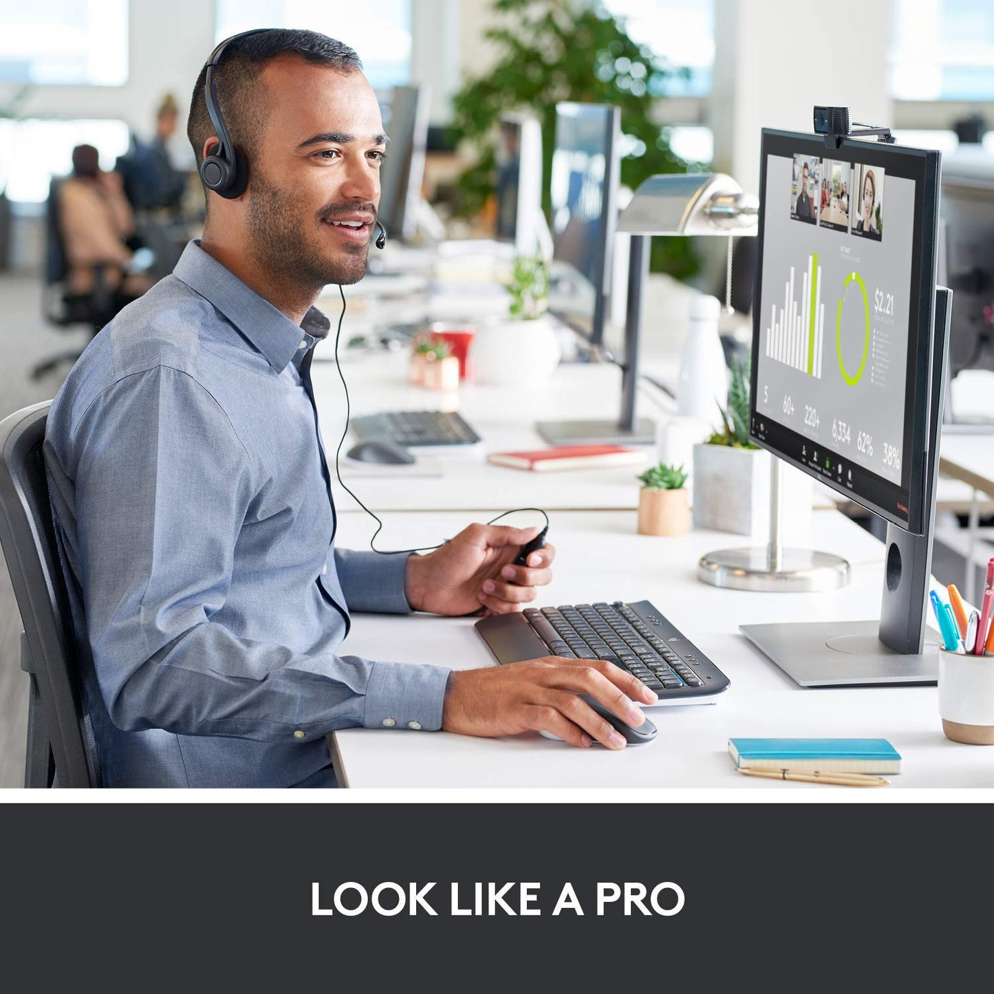 C920 Hd Pro Webcam (Black) Black