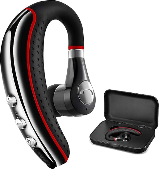 Wireless Bluetooth Headset with Noise Reduction Mic